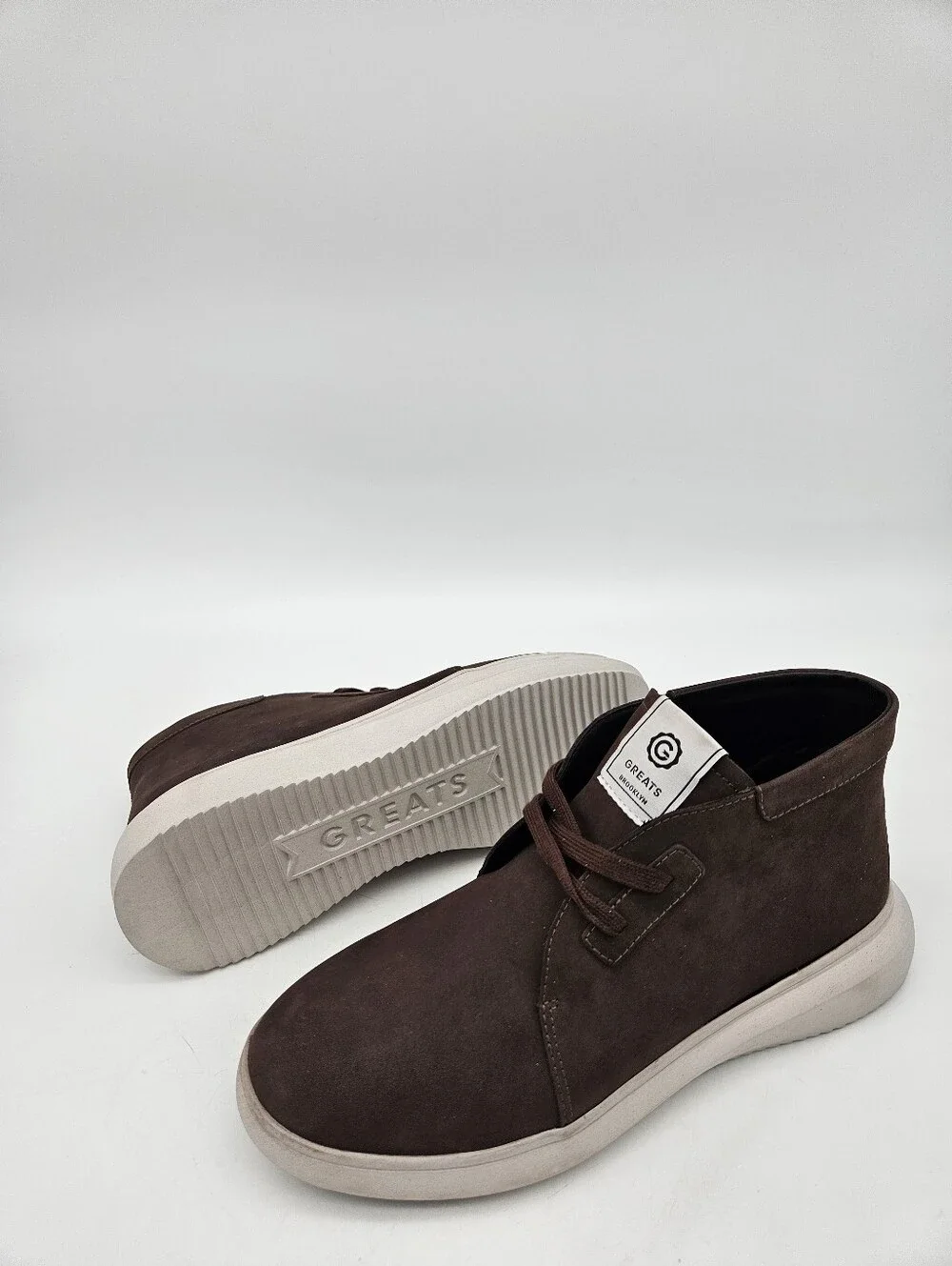 GREATS Brooklyn Chukka Boots Mens Brown Sz 10.5